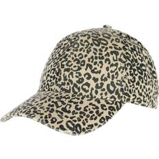 Leopard - Women Headgear David & Young Distressed Leopard Print Baseball Hat Women