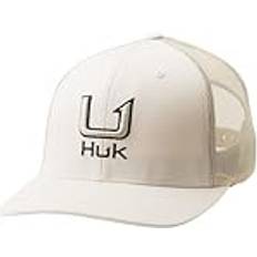 Huk Herren Mesh Trucker Snapback Hat Blendfreie Fischerhut Mütze, Barb U – Khaki, Einheitsgröße