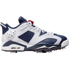 Men - Spikes Golf Shoes NIKE Jordan Retro 6 G M - White/Varsity Red/Midnight Navy