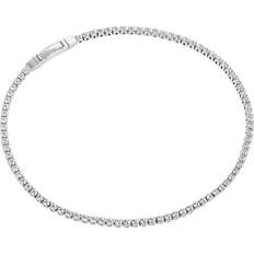 Rhodiumbelagt Armbånd Sif Jakobs Ellera Bracelet - Silver/Transparent