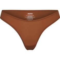 SKIMS Fits Everybody Dipped Front Thong - Bronze