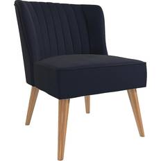 Novogratz Brittany Accent Blue Lounge Chair 33.5"