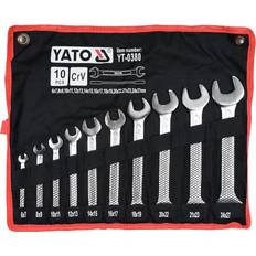 YATO YT-0380 Fastnøglesæt 10 stk 6-27 mm U-ringnøgle