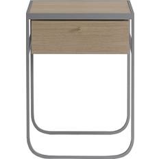 Asplund Nati Tati Storm Grey/White Lacquered Oak Sängbord 40x45cm