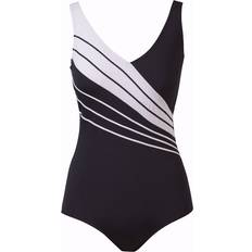 Trofé Badedragter Trofé Chlorine-resistant Swimsuit - Zwart/Wit