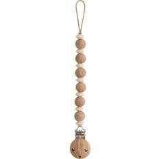 Mushie Tétines Mushie Speenketting Luna Faux Wood