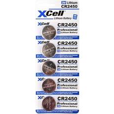 XCell CR2450 5X Lithium-Knopfzelle CR2450, 5er Blister