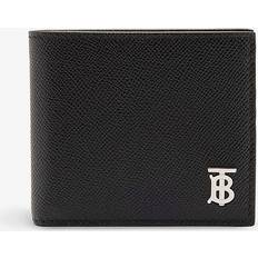 Burberry Tegnebøger & Nøgleringe Burberry Men's Monogram Grained Leather Boll Fold Wallet Black - Black