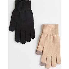 H&M Gloves & Mittens H&M Ladies Beige 2-pack touchscreen gloves