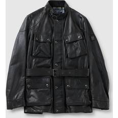 Belstaff Man Jackets Belstaff Trialmaster Hand Waxed Jacket Black