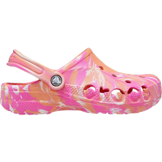 Damen - Mehrfarbig Pantoletten Crocs Baya Graphic Clog - Papaya/Multi