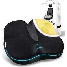 Travel Ease Coccyx Orthopedic Chair Cushions Black (44x38cm)