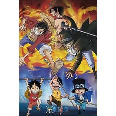 Einrichtungsdetails ABYstyle One piece ace, sabo & Poster