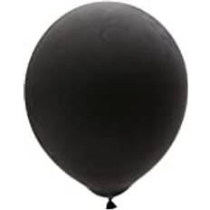 Halloween Latex Balloons Unique Party 56867 12' Latex Black Balloons, Pack of 50