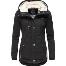 Marikoo Marikoo Winterjacke Schwarz Parka für Damen