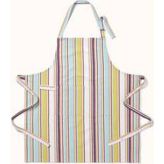 Cotton Aprons Homescapes Osaka Stripe Apron Green