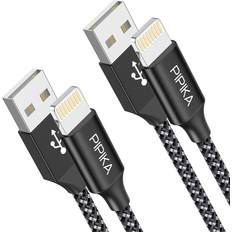 Pipika USB A - Lightning 2 Pack 1m