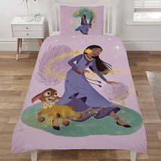 Disney Wish Fairytale Single Duvet Cover Multicolour