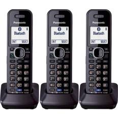 Panasonic Panasonic KXTGA950B Dect 6.0 Handset 2-Line Landline Cordless Telephone 3-Pack