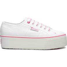 Superga 2790 Barbie Movie Flatform Trainers, Pink/White