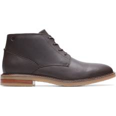 Chukka boots Clarks Jaxen Mid Brown Leather Boots - Musta