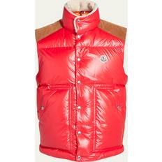 Acrylique Gilets Moncler Men's Ardeche Padded Vest - Red