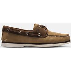 Beige - Men Boat Shoes Timberland Classic Boat Shoe A5qnm Petrified Oak