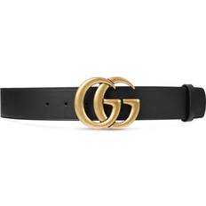 Nero Logo-Buckle Wide Leather Belt - Black