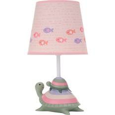 Wall Lamps Lambs & Ivy Sea Dreams Turtles Nursery with Shade Bulb Pink Pink Wall Lamp