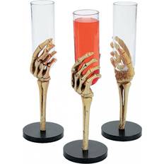 Halloween Inflatable Decorations Horror-Shop Skeletthand Sektglas small Kelch für Halloween