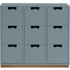 Kommoder Asplund Snow B3 Bureau Nordic Blue Kommode 90x84cm