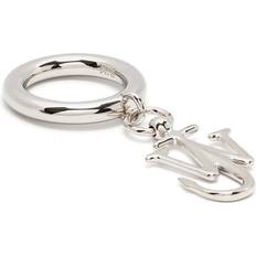 Unisex Rings JW Anderson ANCHOR CHARM RING silver S-L