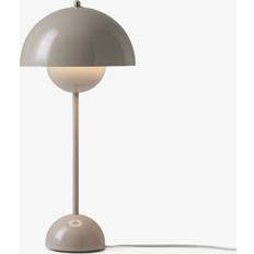 Tischlampen &Tradition Flowerpot VP3 Grey Beige Tischlampe 50cm