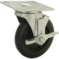 DIY Accessories Global Industrial Medium Duty 5" Polyurethane Swivel Plate Caster with Brake 250 Lb. Cap