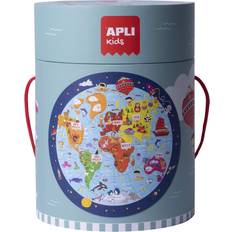 Rompecabezas Apli Circular Worldmap 48 Pieces