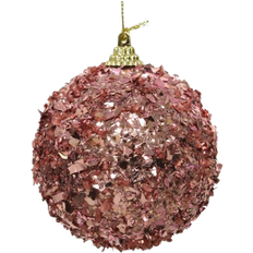 Decoris Pink Julekugle Glitter Juletræspynt