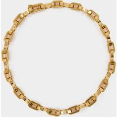 Balenciaga Hourglass Choker Necklace Gold gold