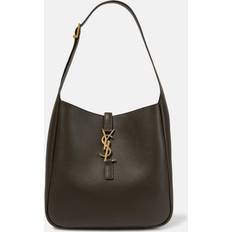 Saint Laurent Le 5 a 7 Leather Hobo Light Musk Mini