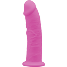 Silexd Seksilelut Silexd Silikon Dildo Model 2 6" Glow in the dark Rosa