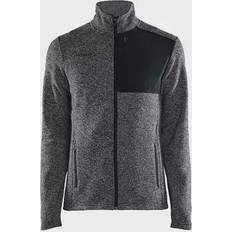 Craft Herr Jackor Craft ADV Explore Heavy Fleece Jacket - Black Melange