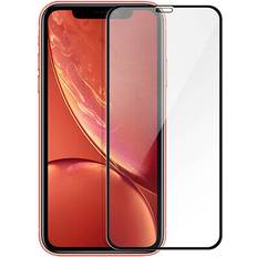 Tempered glass screen protector for iphone xr/ 11 beveled black edges