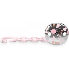 Plata Chupetes & Juguetes de Dentición Suavinex memories pacifier chain clip pink