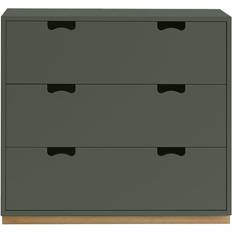 Asplund Snow A3 Drawer Green Khaki Förvaringsskåp 90x84cm