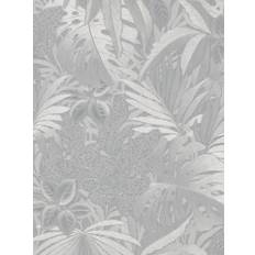 Marburg Galerie Metallic Jungle Leaves Wallpaper