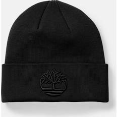 Timberland Woman Headgear Timberland black tonal 3d beanie Black OSFM