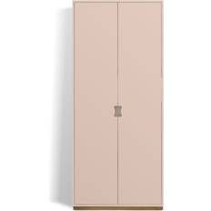 Chêne Armoires Asplund Snow F high cabinet Rose Pink Armoire 90x210cm