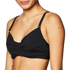 Calvin Klein Women Bikini Tops Calvin Klein Women's Standard Twist Underwire Bikini Swimsuit Top, Black