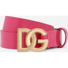 Belts Dolce & Gabbana Kids DG leather belt pink