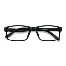 Eyebuydirect Unisex s rectangle Black Plastic Prescription Eyebuydirect s Bandon