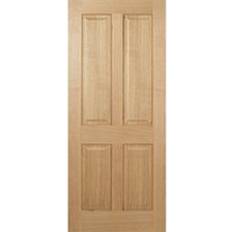 Tree Coloured Interior Doors LPD Regency Prefinished Oak 4 Interior Door (x198.1cm)
